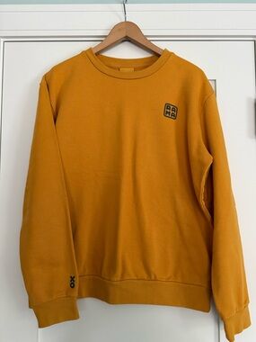 RAMA WORKS Yolk Team Crewneck Sweatshirt with Subtle Logo Men’s Size Large